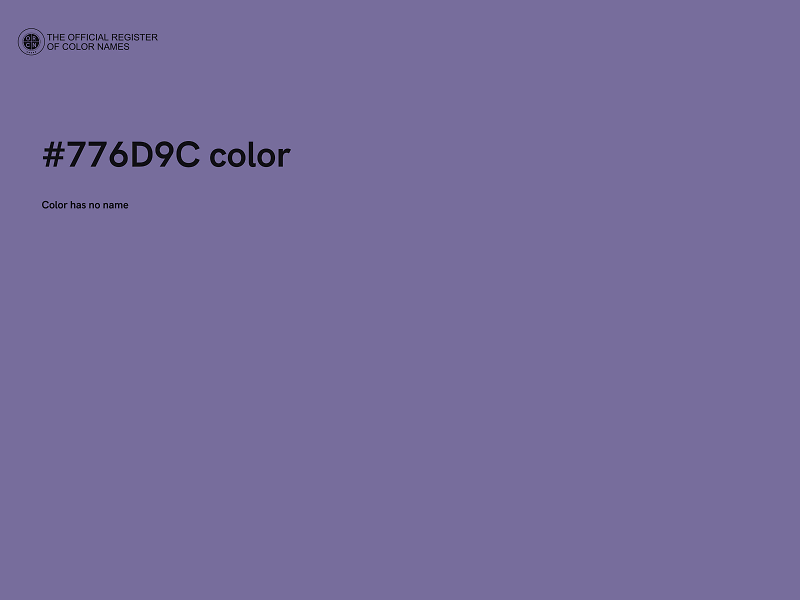 #776D9C color image