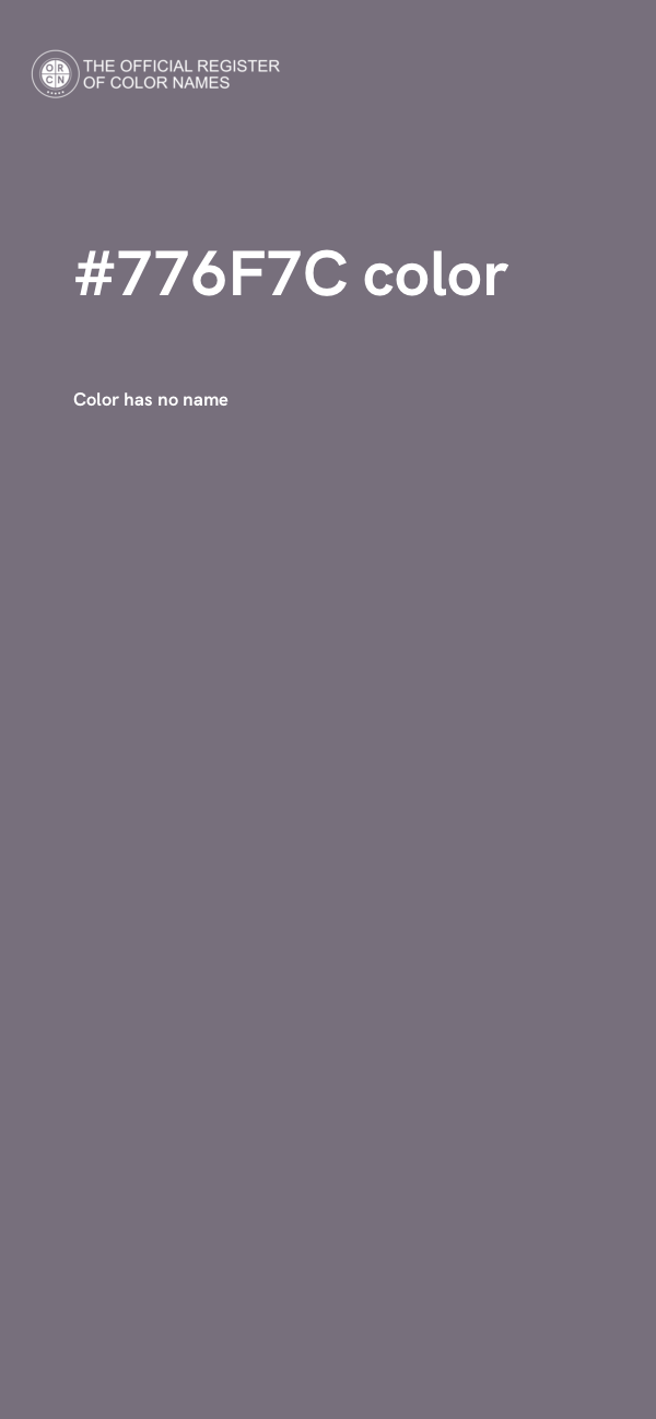 #776F7C color image