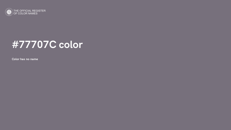 #77707C color image