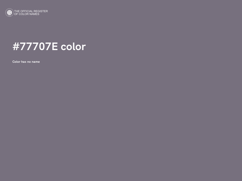 #77707E color image