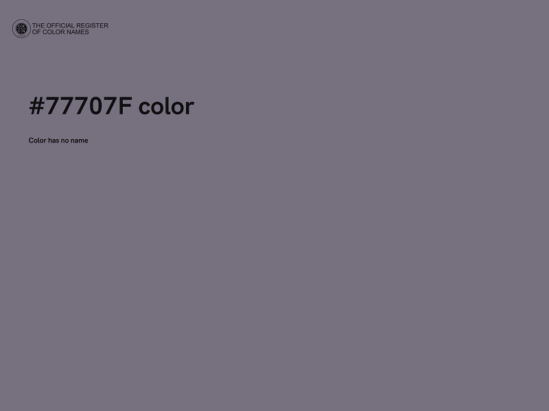#77707F color image