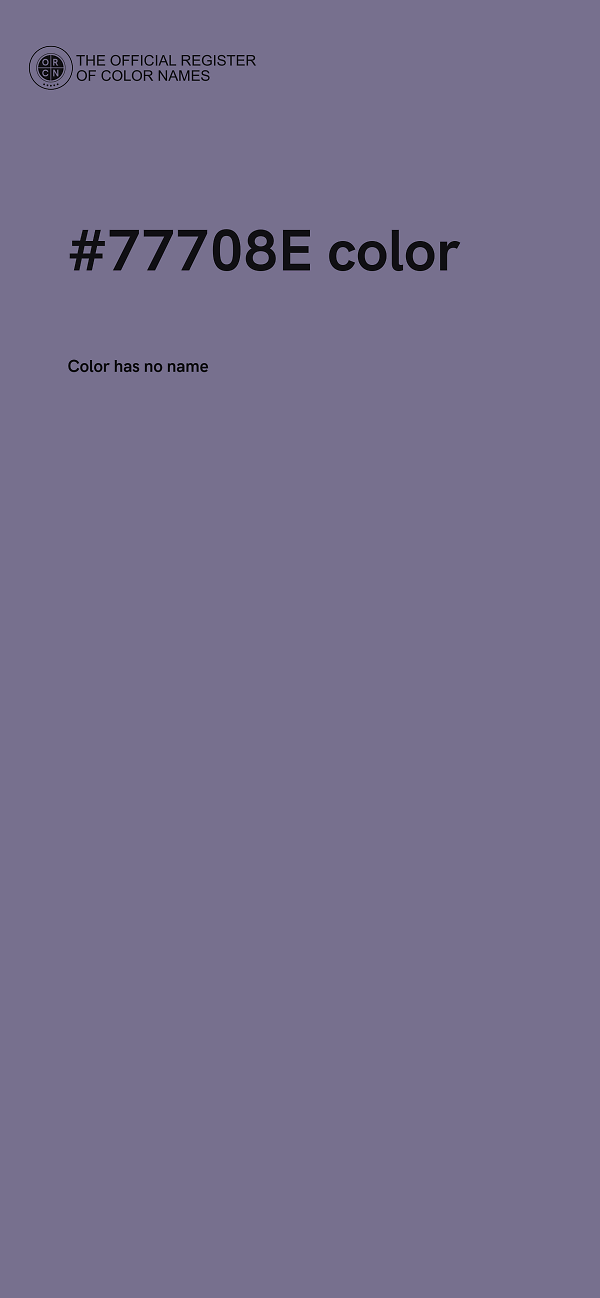 #77708E color image