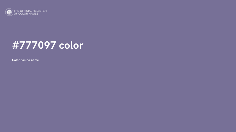 #777097 color image
