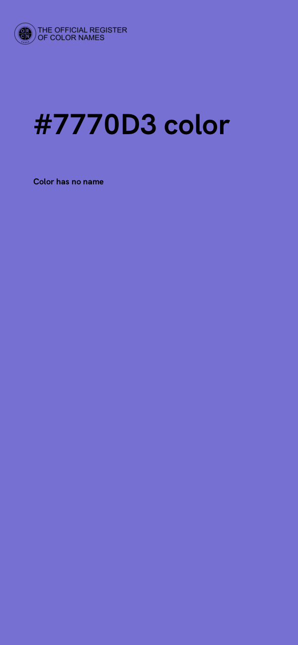 #7770D3 color image
