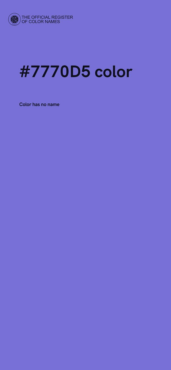 #7770D5 color image
