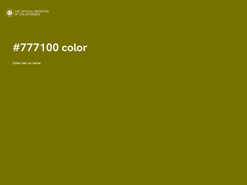 #777100 color image