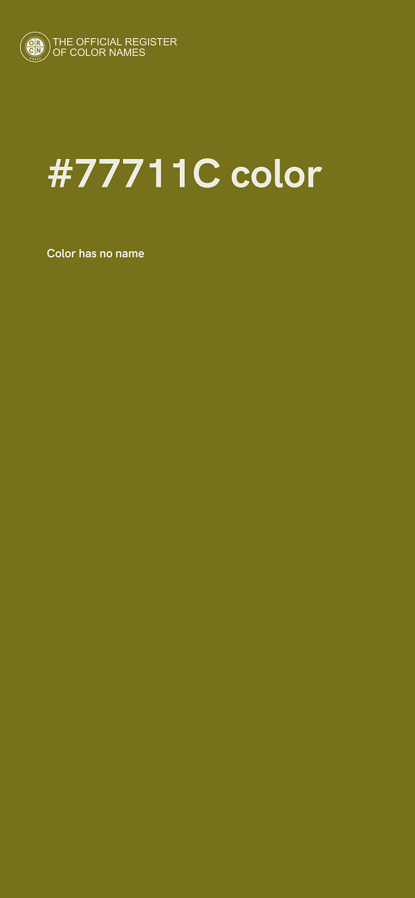 #77711C color image