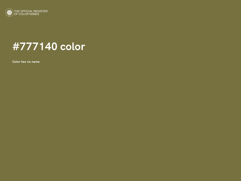 #777140 color image