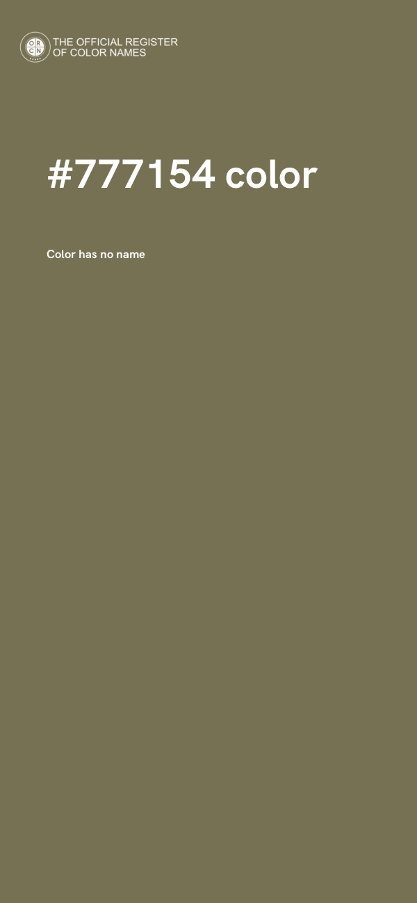 #777154 color image