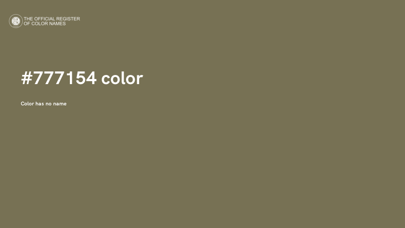 #777154 color image