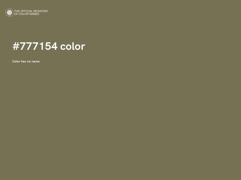 #777154 color image