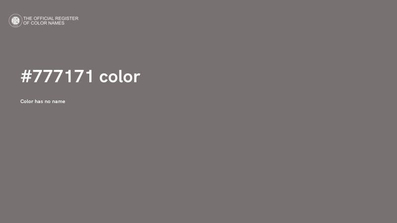 #777171 color image