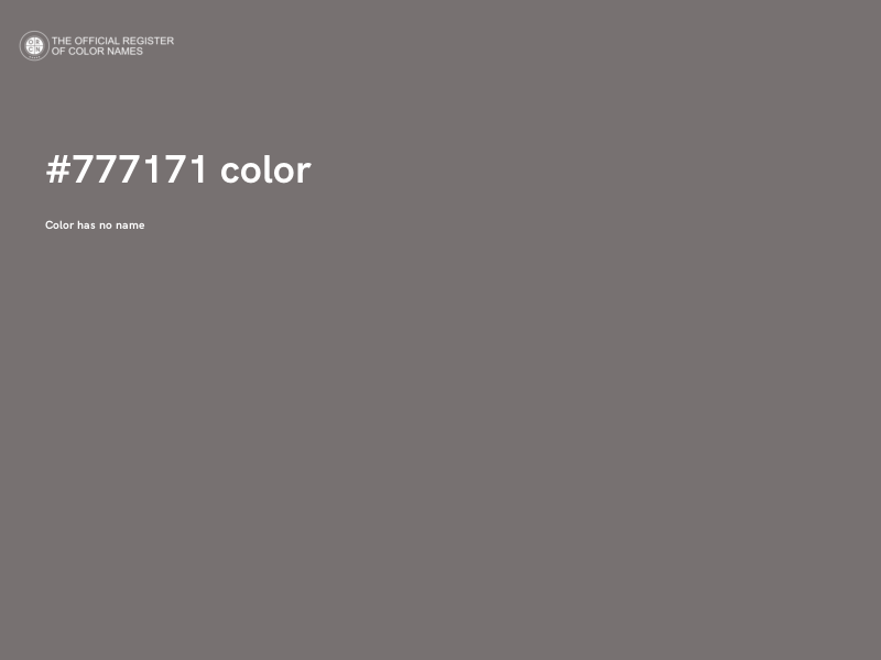 #777171 color image