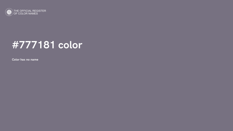#777181 color image