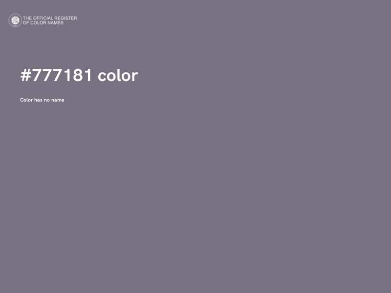#777181 color image