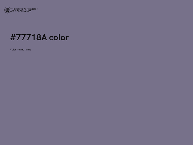 #77718A color image