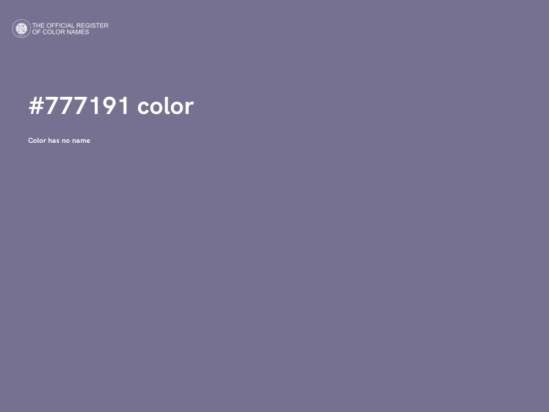 #777191 color image