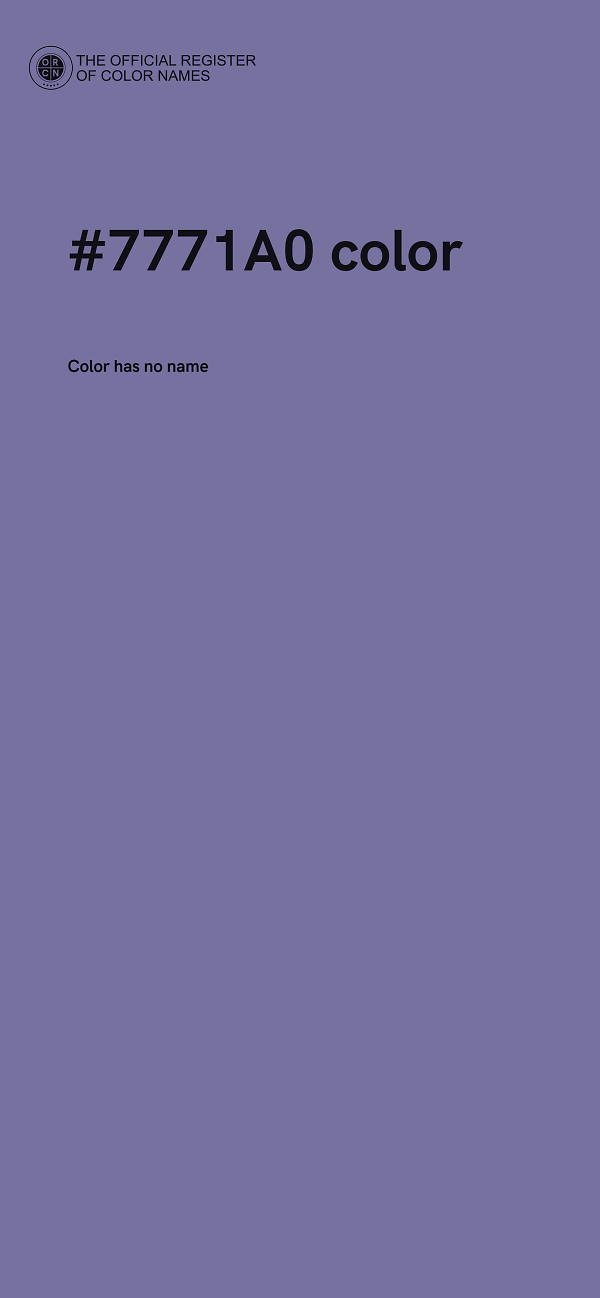 #7771A0 color image