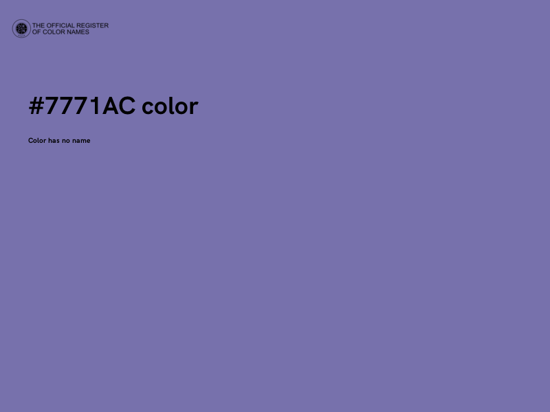 #7771AC color image