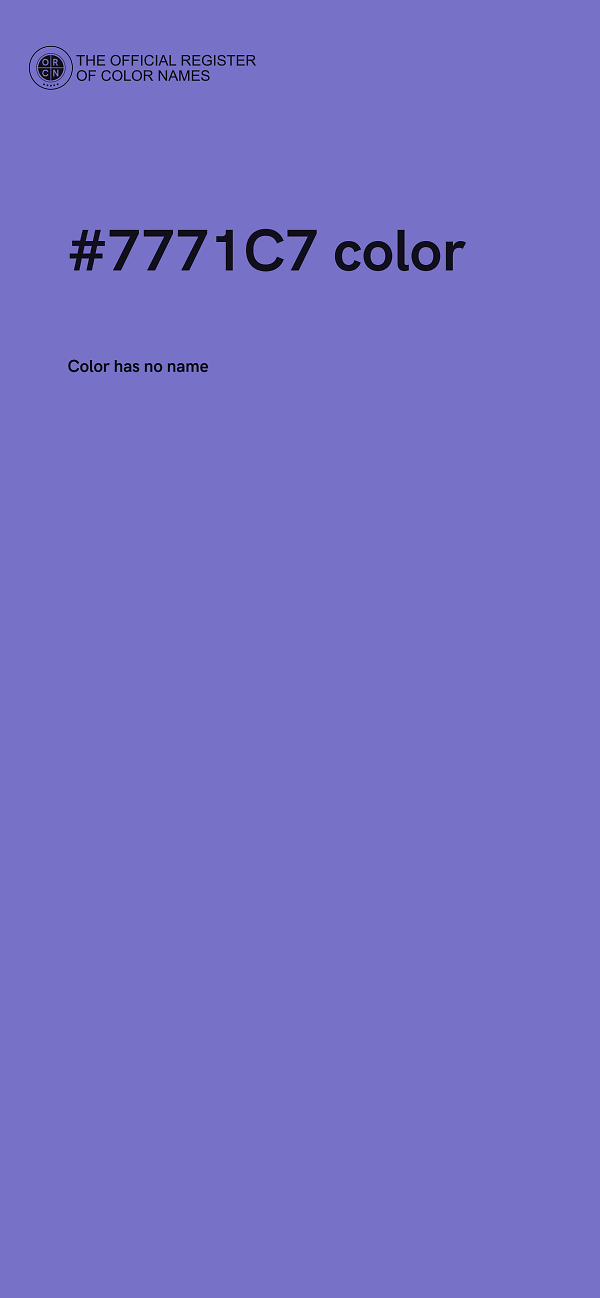 #7771C7 color image
