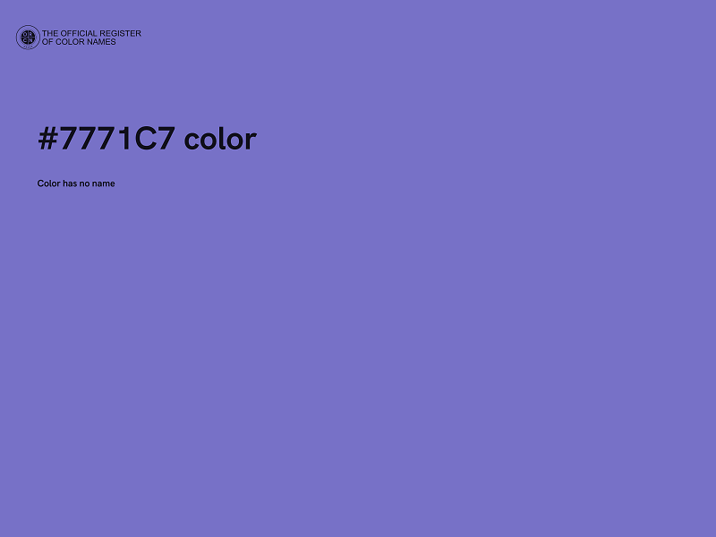 #7771C7 color image