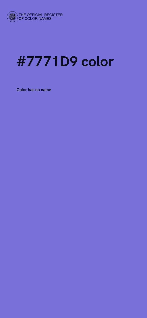 #7771D9 color image