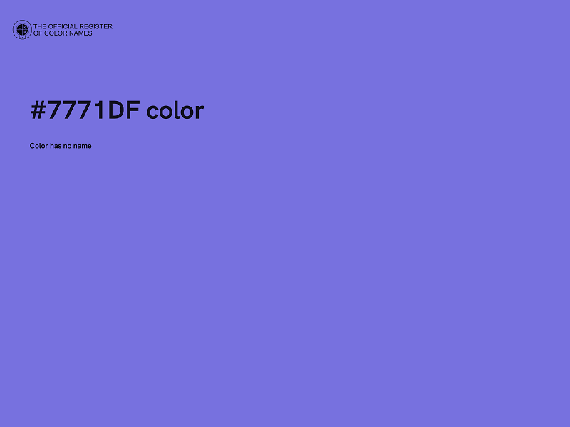 #7771DF color image