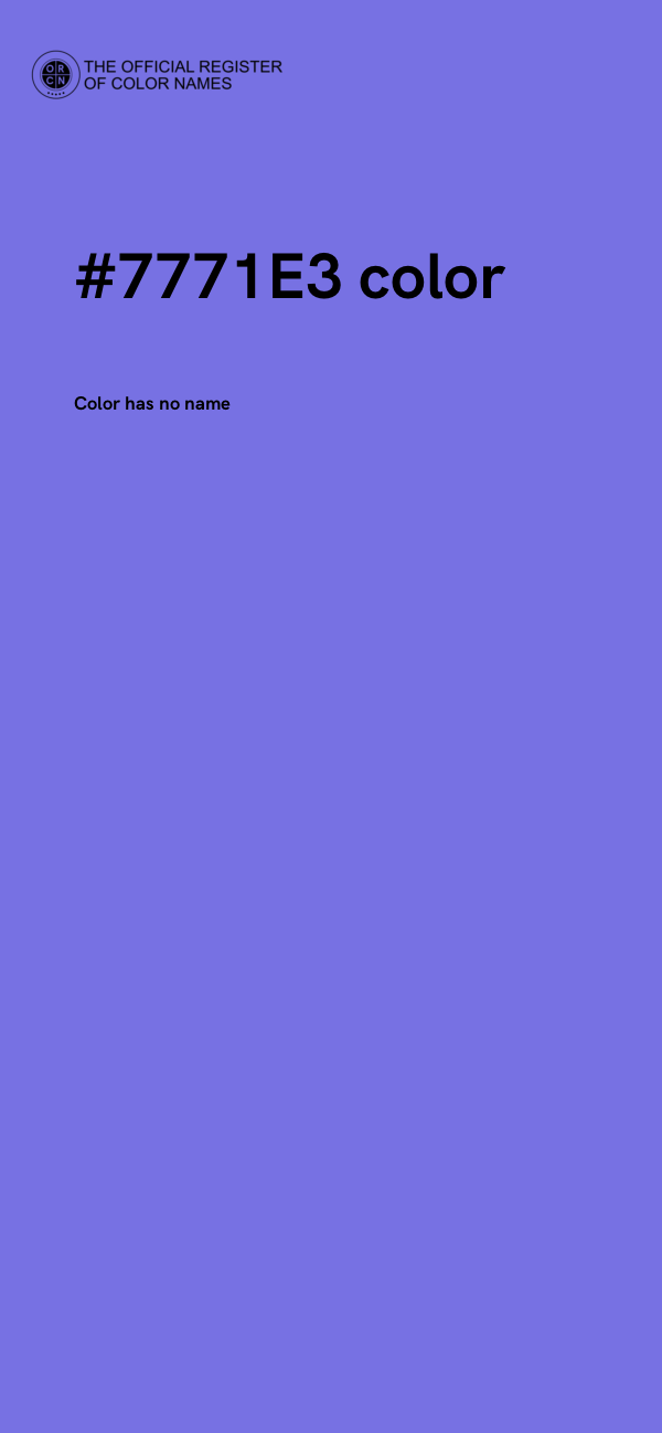 #7771E3 color image
