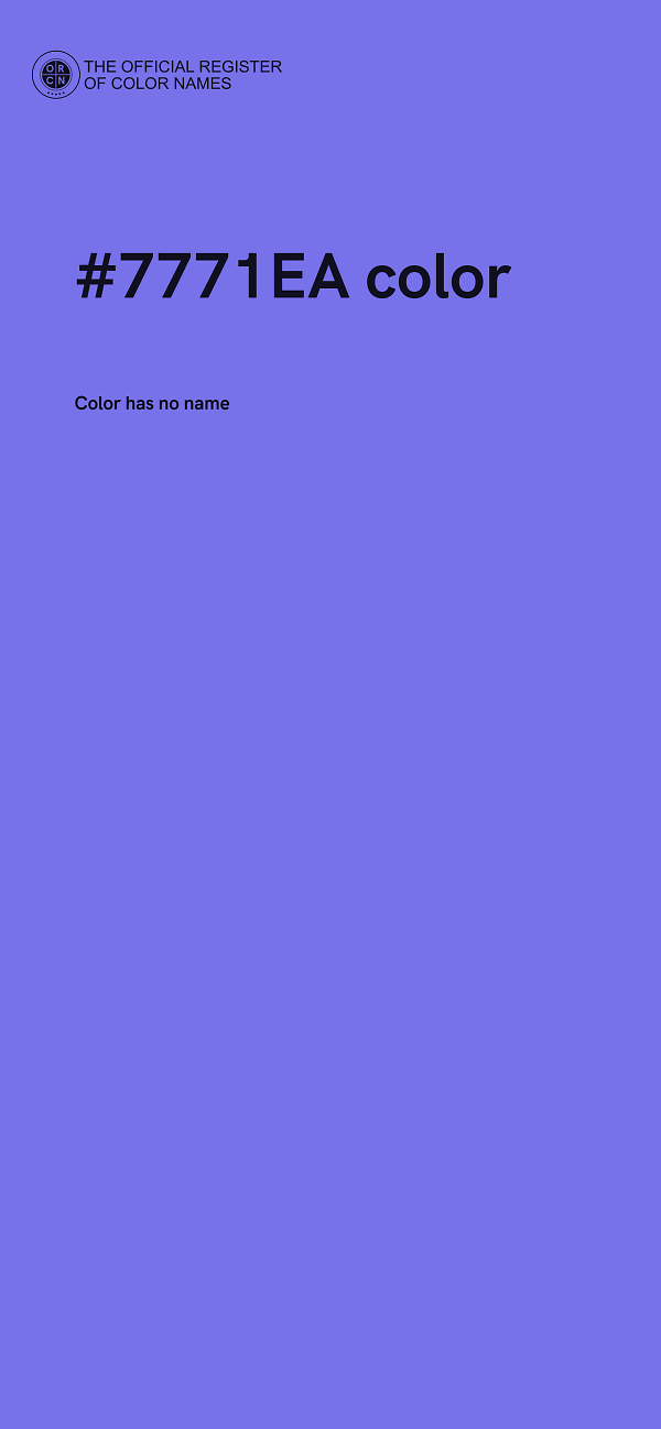 #7771EA color image