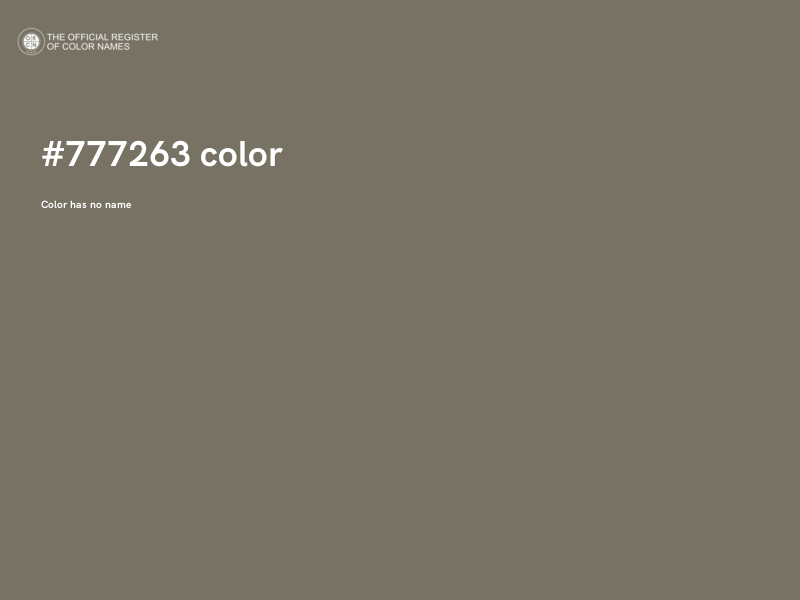 #777263 color image