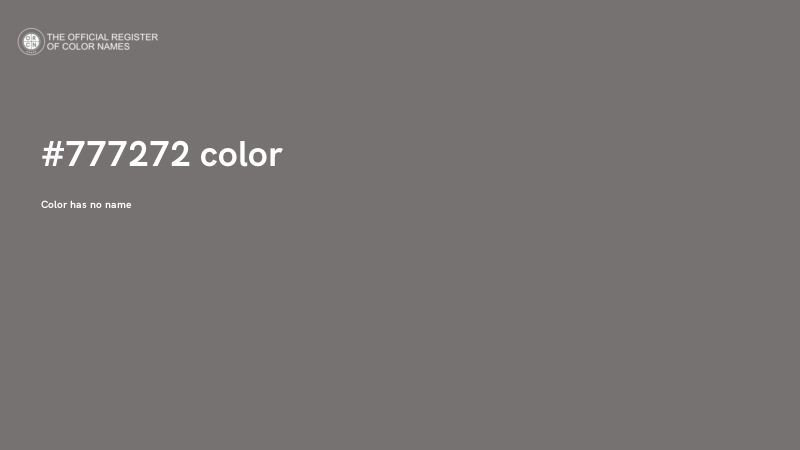 #777272 color image