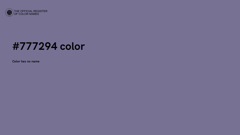 #777294 color image
