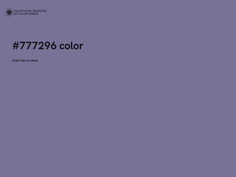 #777296 color image