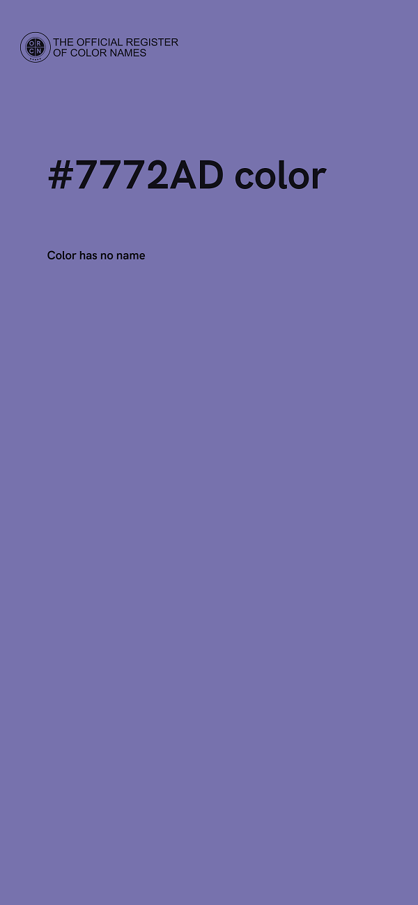 #7772AD color image