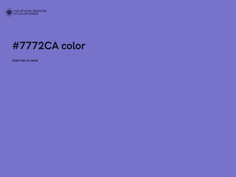 #7772CA color image