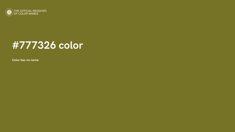 #777326 color image
