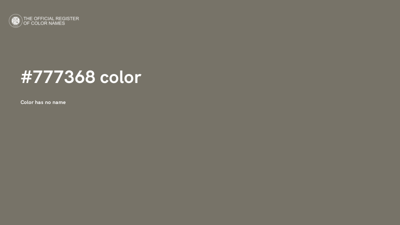 #777368 color image