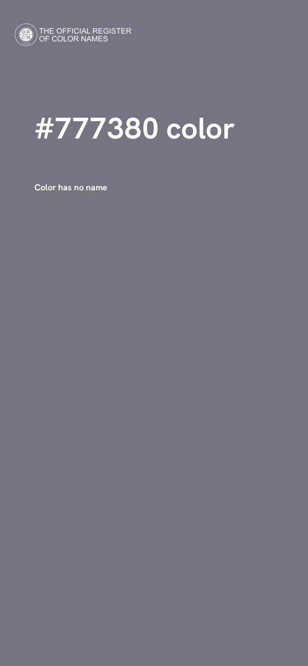 #777380 color image