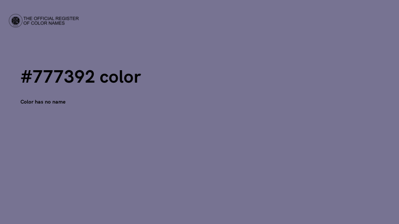 #777392 color image