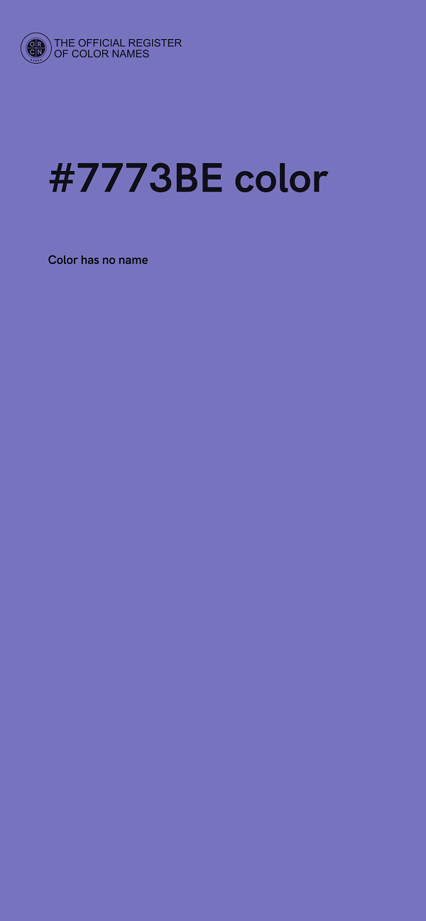 #7773BE color image