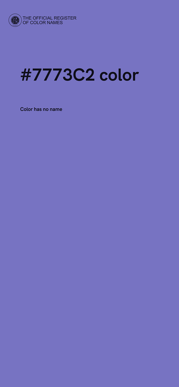 #7773C2 color image