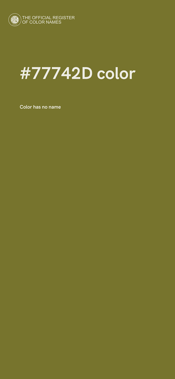 #77742D color image