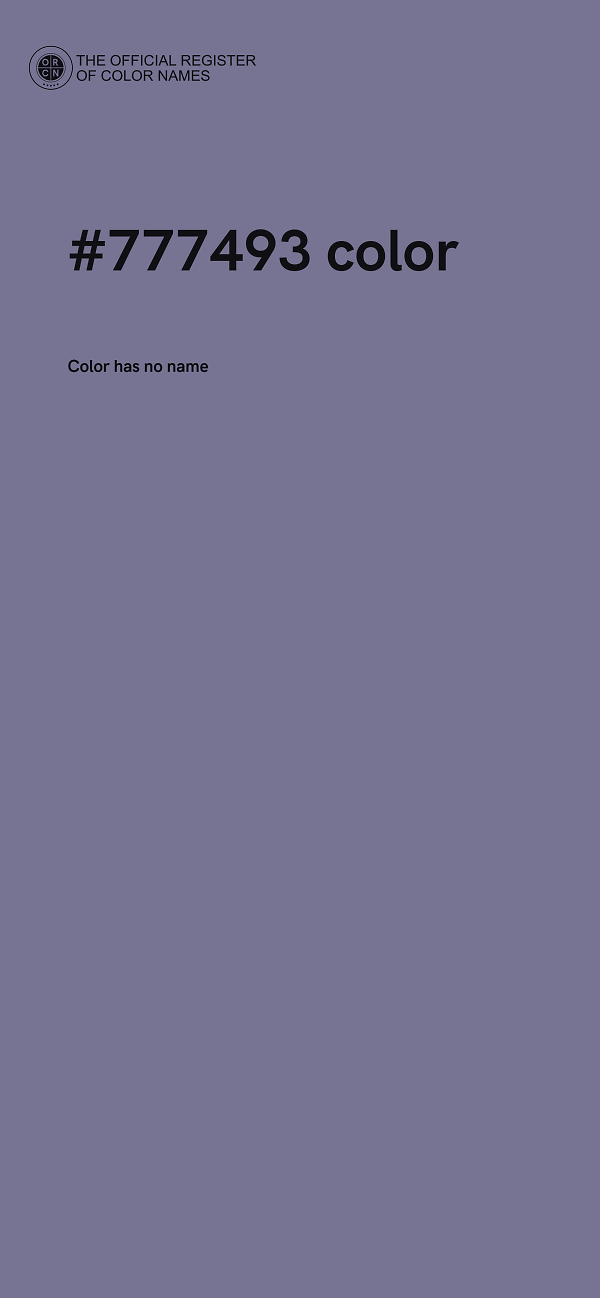 #777493 color image