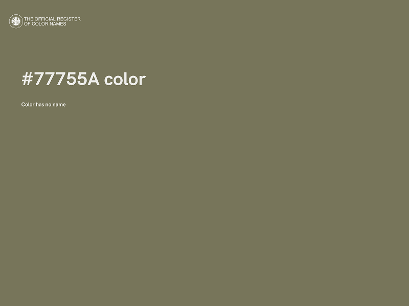 #77755A color image