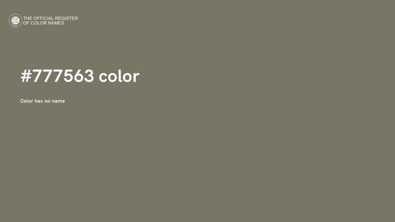 #777563 color image