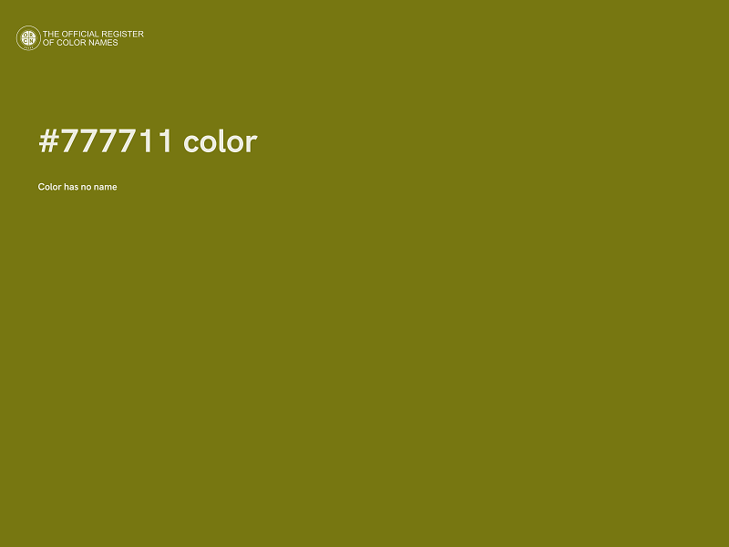 #777711 color image
