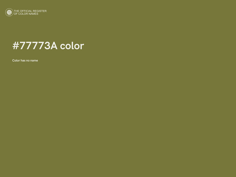 #77773A color image