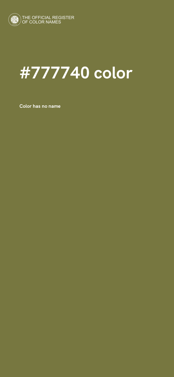 #777740 color image
