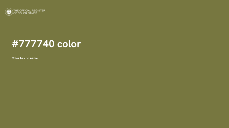 #777740 color image