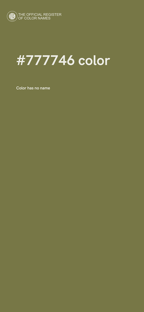 #777746 color image